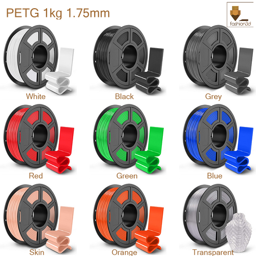 PETG 3D Printer filament 1.75mm 1kg Fashion3d