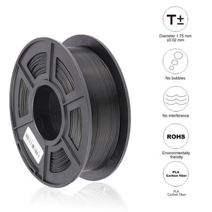PLA Carbon Fiber Black 3D Printer ordinary filament 1.75mm 1kg/roll Fashion3d