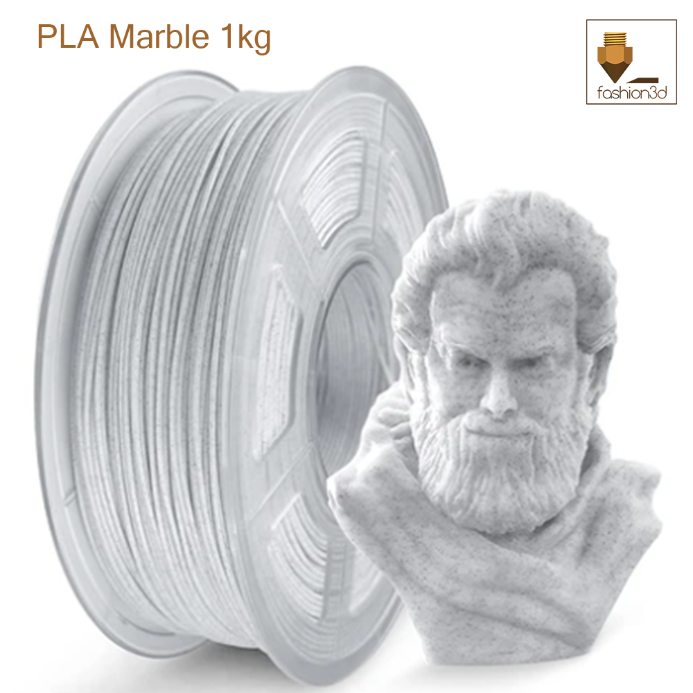 PLA Marble 1.75mm filament 1kg/2.2lbs Fashion3d