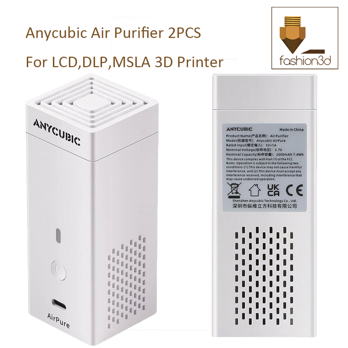 Anycubic Air Purifier 2PCS Airpure for LCD,DLP,MSLA 3D printer