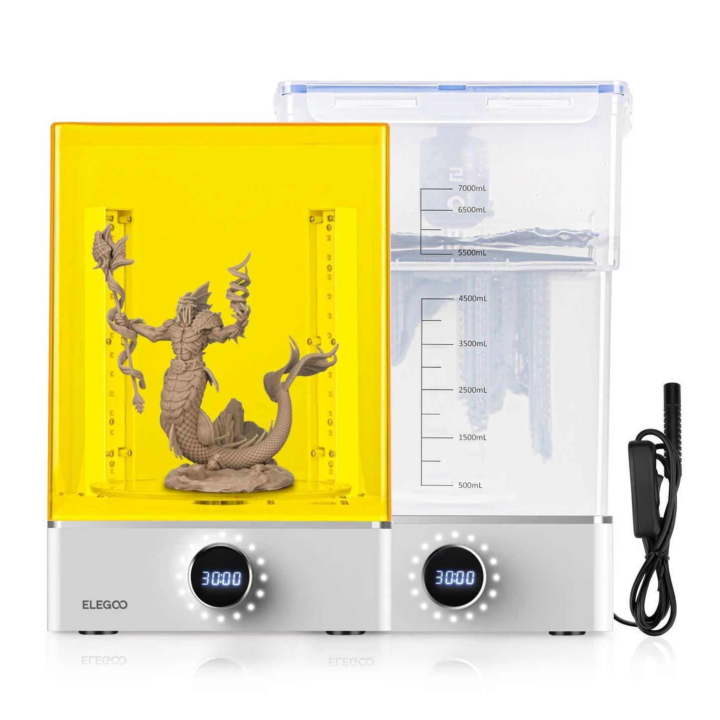 ELEGOO Mercury XS Bundle with Separate Washing and Curing Station for Large Resin 3D Printed Models