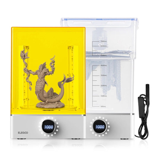 ELEGOO Mercury XS Bundle with Separate Washing and Curing Station for Large Resin 3D Printed Models